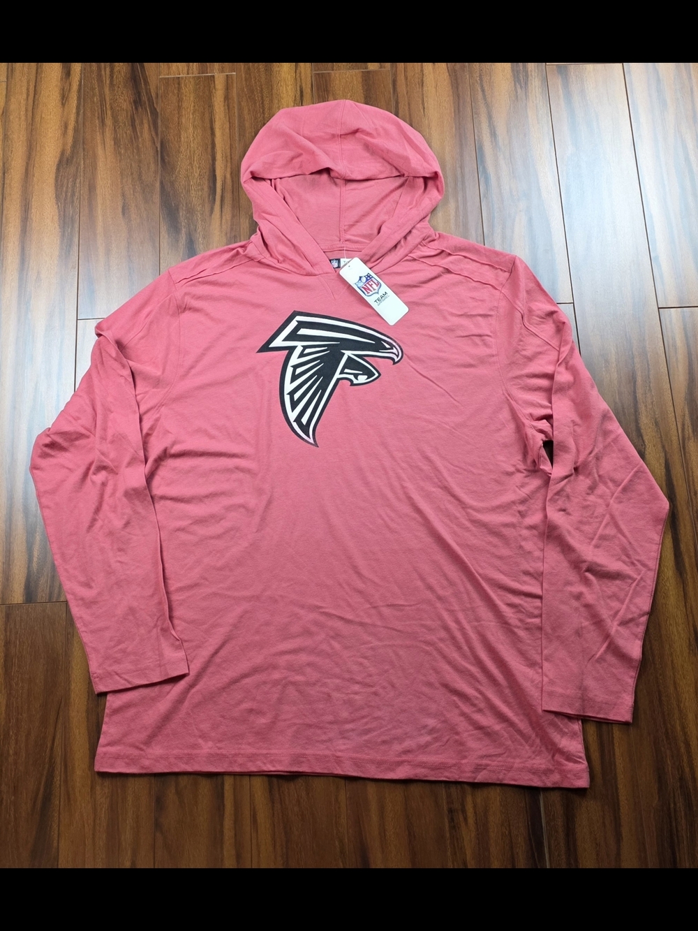 NFL Team Apparel Atlanta Falcons Men's 2XL Lightweight Red Hoodie NWT